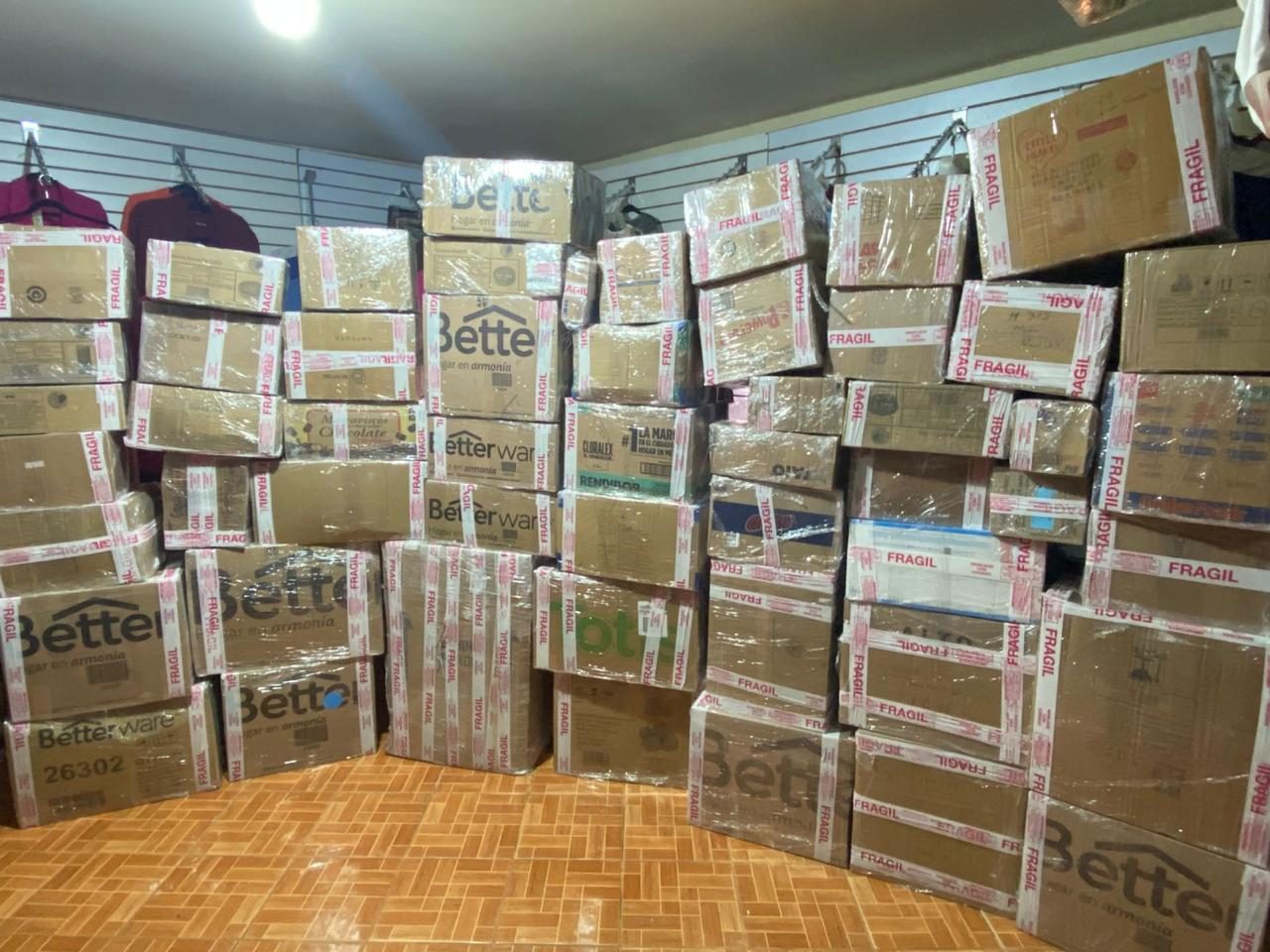 Cajas CAVHICO listas para envío
